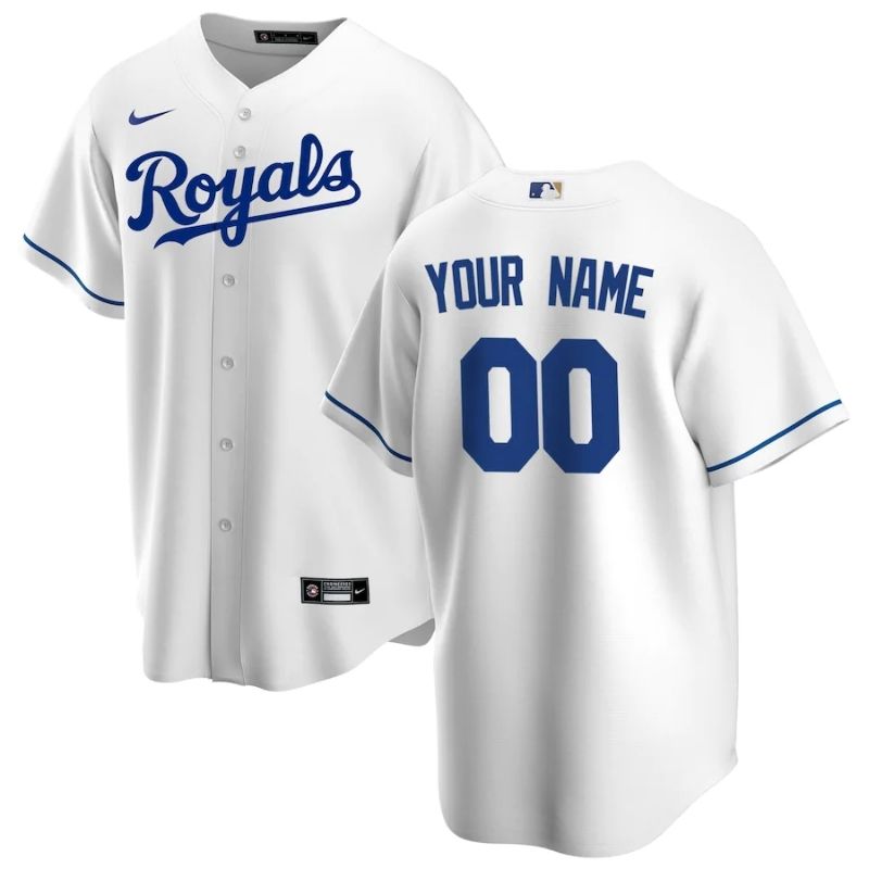 Kansas City Royals Team 2023 Home Custom Jersey Unisex Pro Official - Jersey Teams World