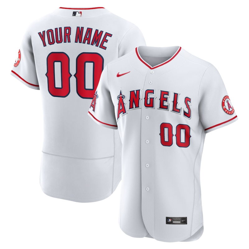 Los Angeles Angels Team 2022 Home Custom Jersey Unisex Pro Official - White - Jersey Teams World