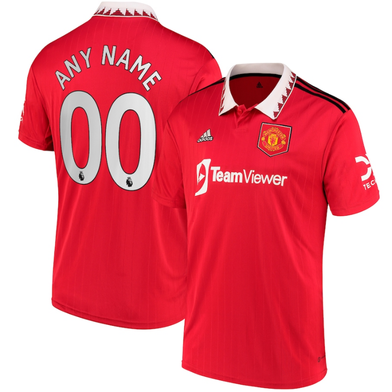 Manchester United Shirt 2022/23 Home Custom Unisex Jersey - Red - Jersey Teams World