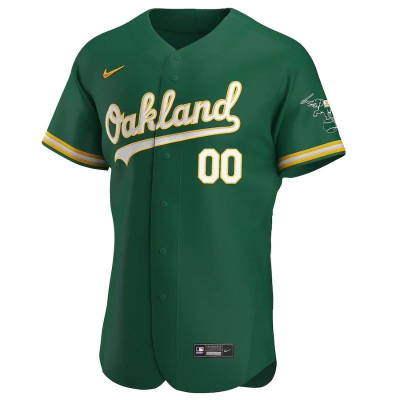 Oakland Athletics Team 2022 Home Custom Jersey Unisex Pro Official - Green - Jersey Teams World