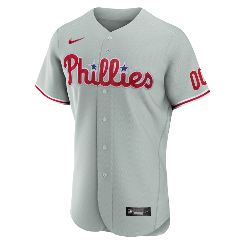 Philadelphia Phillies Team 2022 Gray Road Custom Jersey Unisex Pro Official - Jersey Teams World