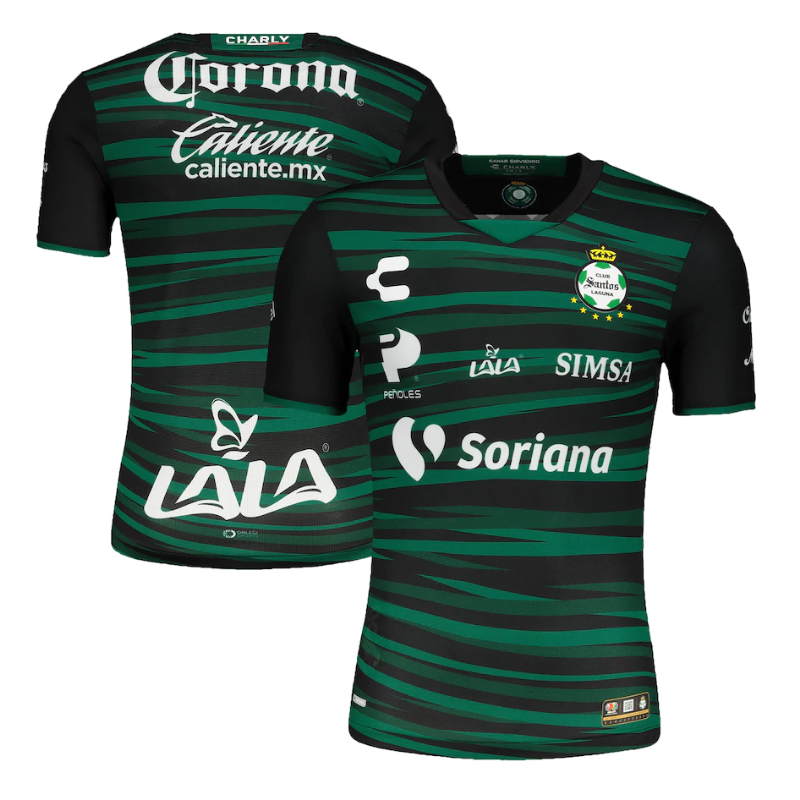 Santos Laguna Charly 2022/23 Away Custom Jersey - Jersey Teams World