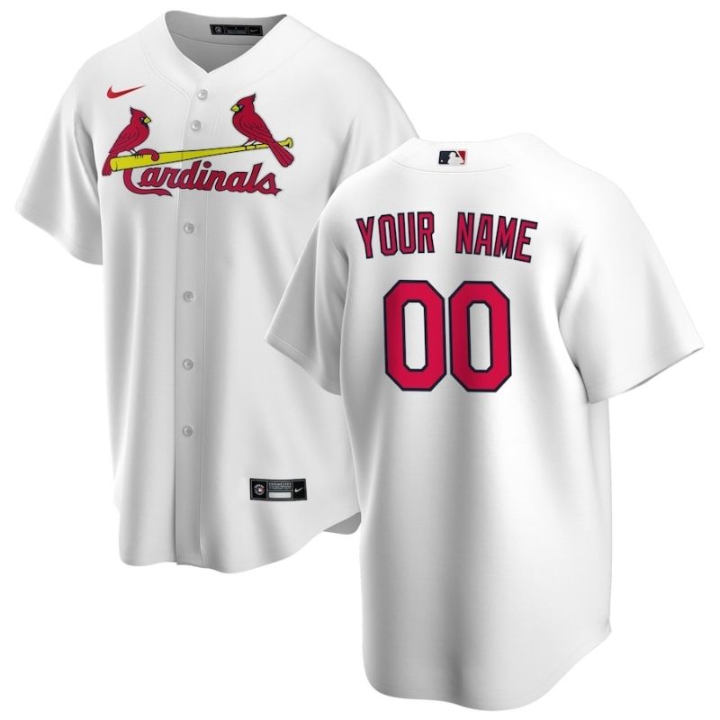 St. Louis Cardinals Team 2022 Home Custom Jersey Unisex Pro Official - Jersey Teams World