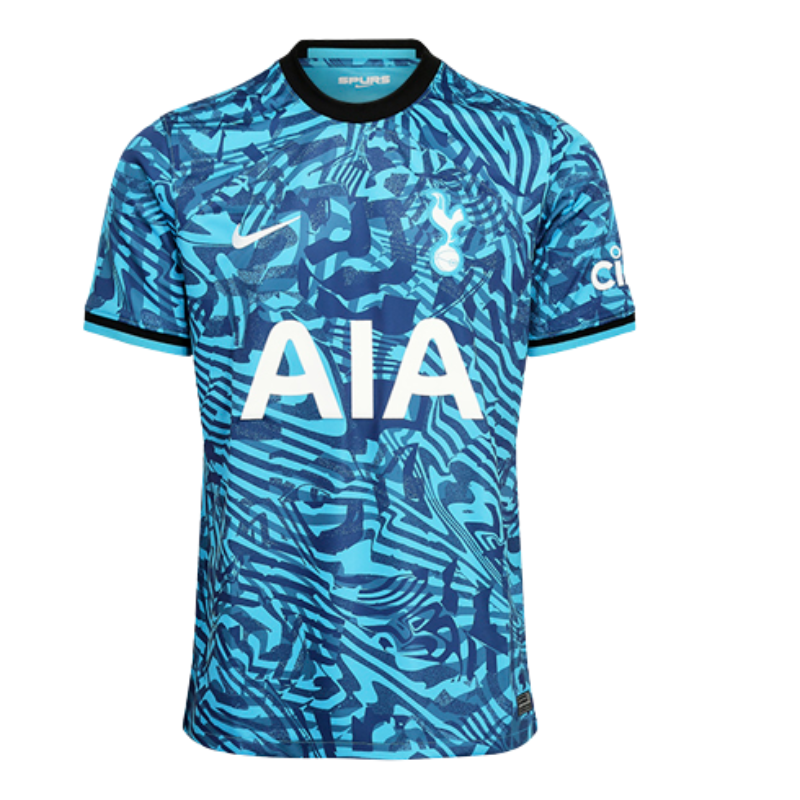 Tottenham Hotspur Third Shirt 2022/23 Custom Unisex Jersey - Blue - Jersey Teams World