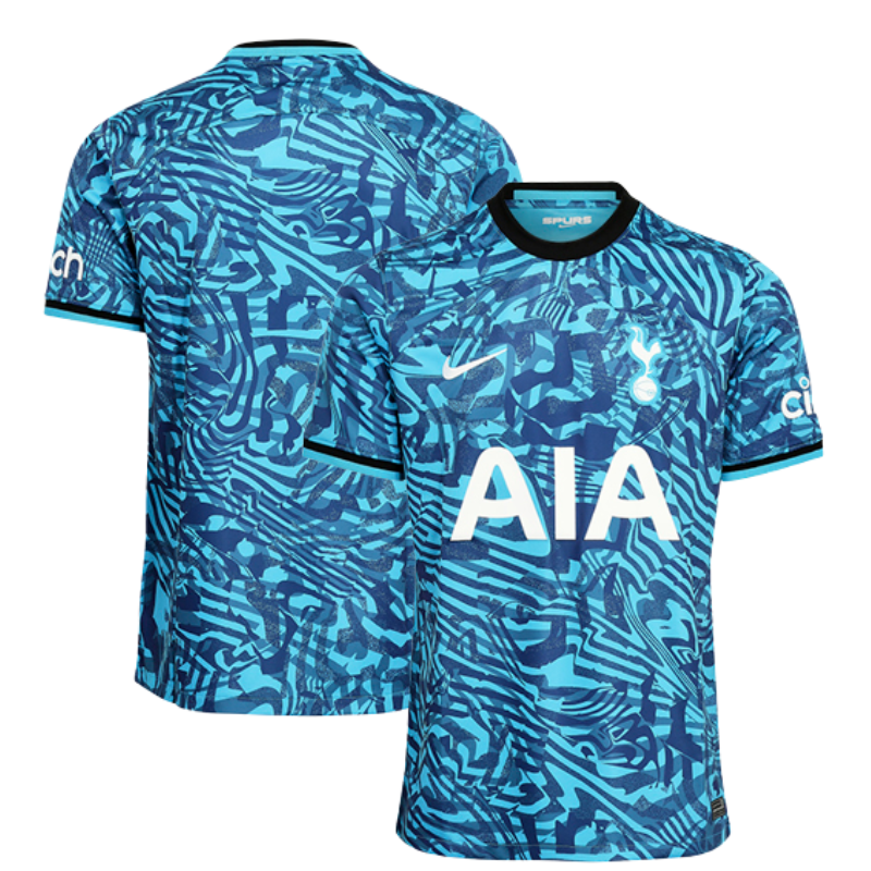 Tottenham Hotspur Third Shirt 2022/23 Custom Unisex Jersey - Blue - Jersey Teams World