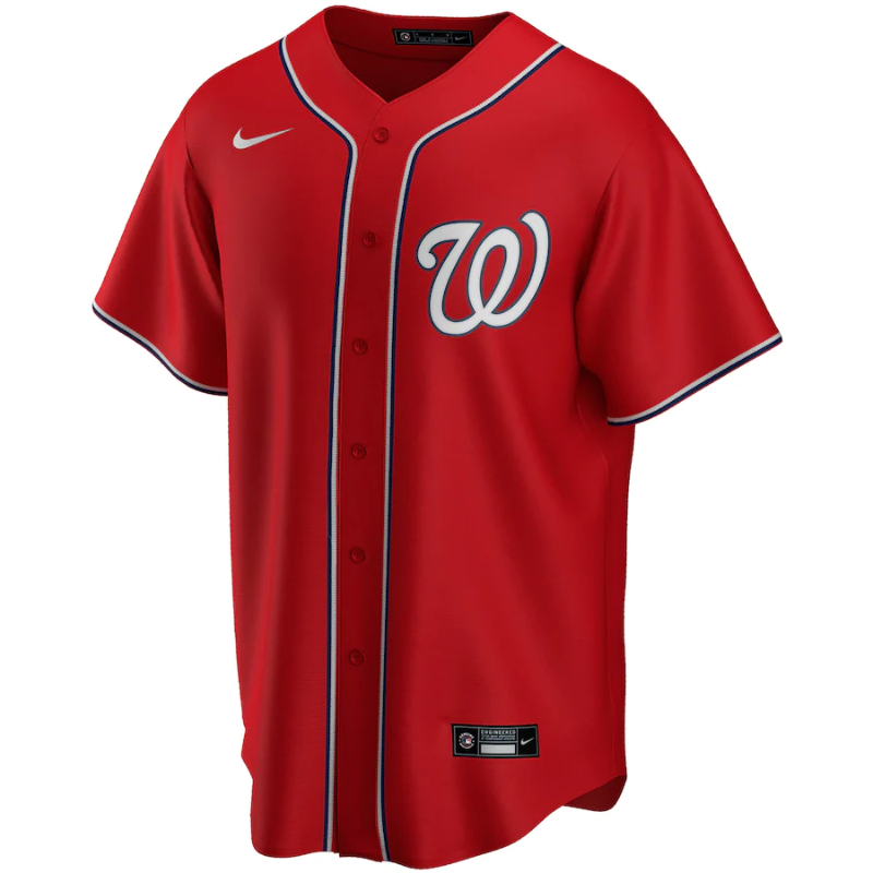 Washington Nationals Team 2022 Red Custom Jersey Unisex Pro Official - Jersey Teams World