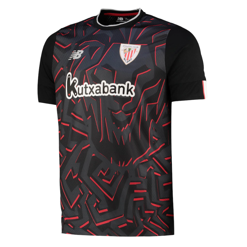 athletic bilbao Away Unisex Shirt 2023 Custom Jersey - Black - Jersey Teams World