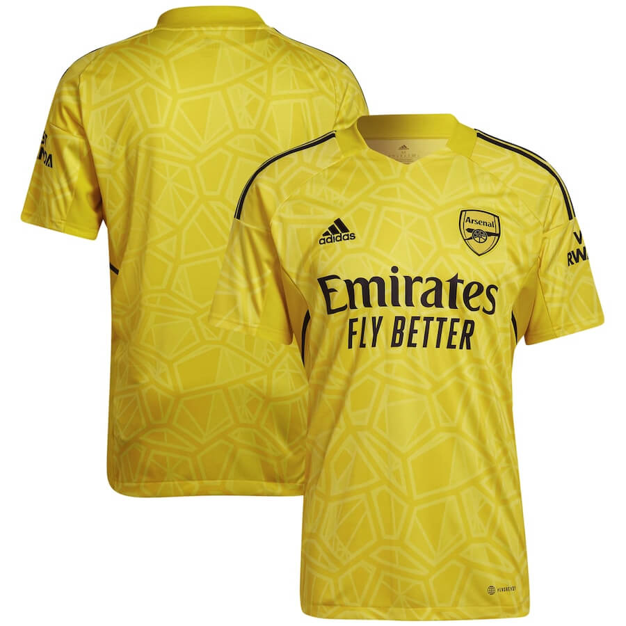 Arsenal Home Goalkeeper Shirt 2022-23 - Yellow - Jersey Teams World