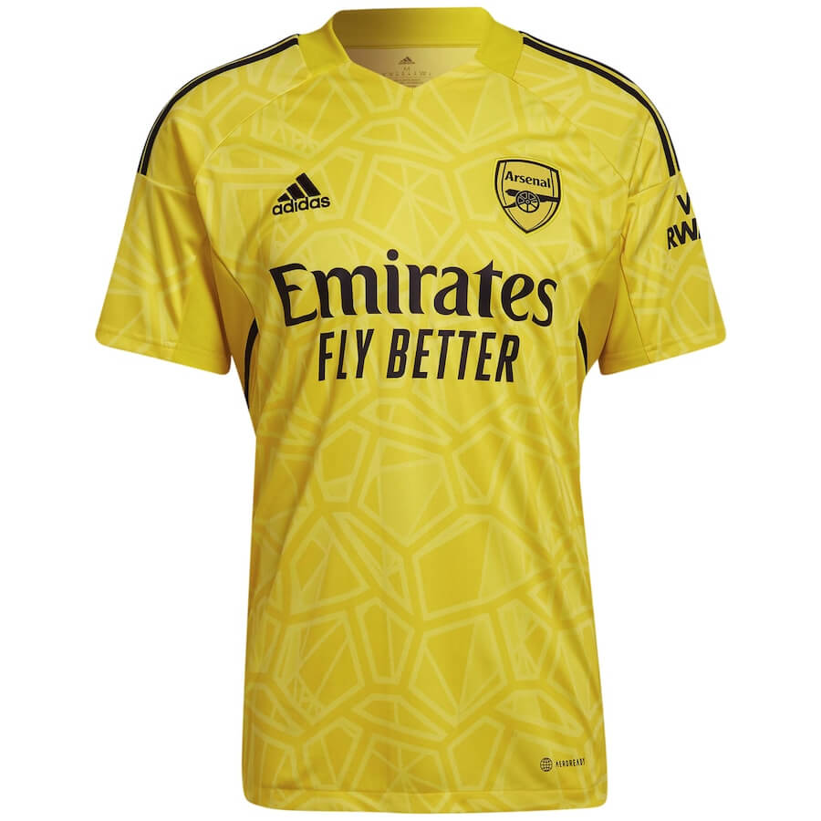 Arsenal Home Goalkeeper Shirt 2022-23 - Yellow - Jersey Teams World