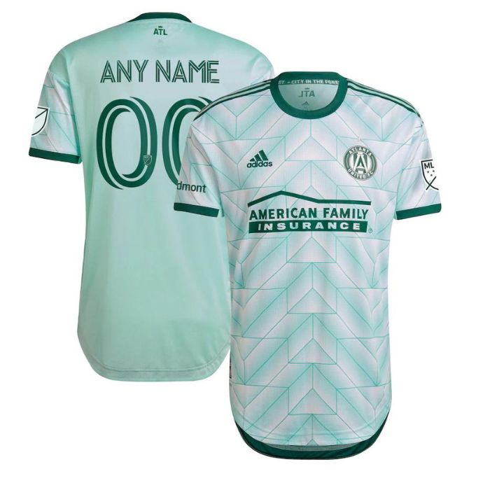 Atlanta United FC 2022 The Forest Kit Custom Jersey - Mint - Jersey Teams World
