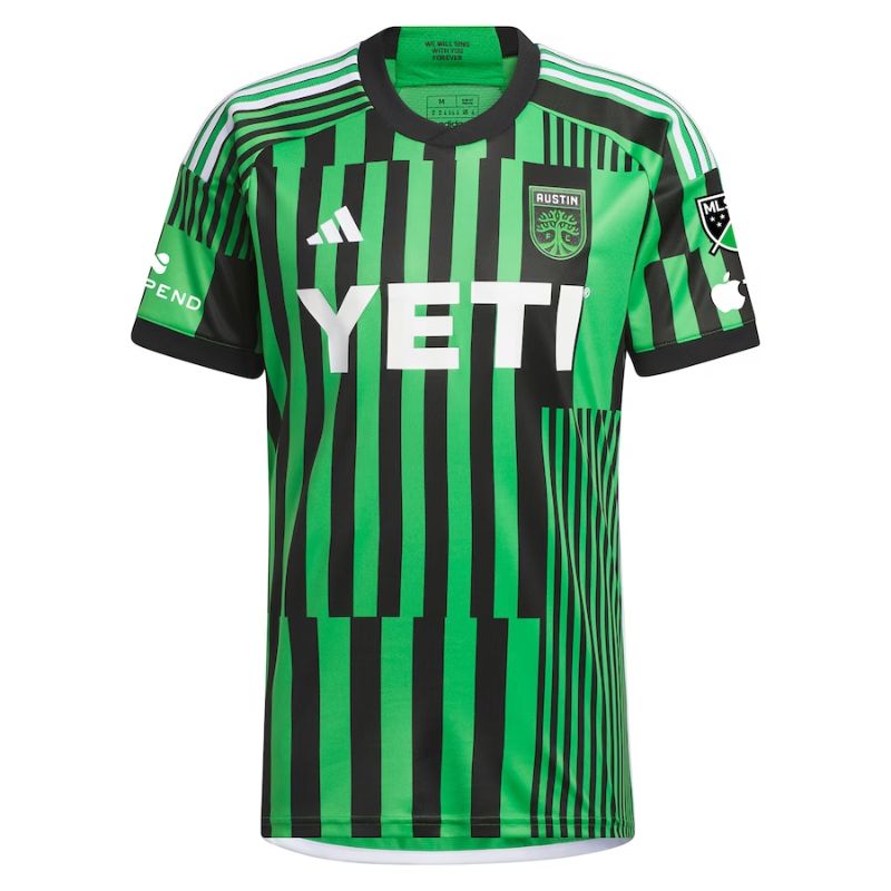 Austin FC Unisex Shirt 2023 Las Voces Kit Custom Jersey - Green - Jersey Teams World