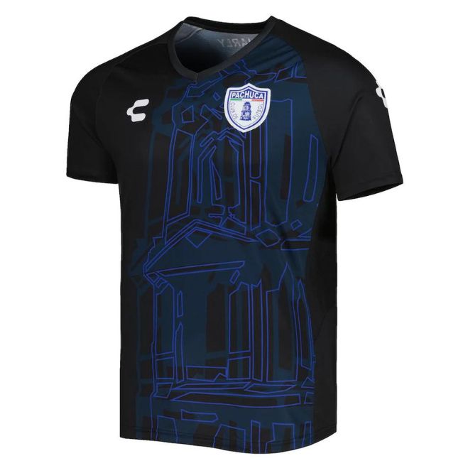 C.F. Pachuca Training Top Jersey - Black - Jersey Teams World