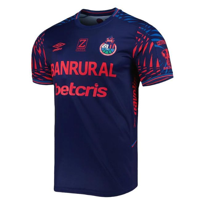 C.S.D. Municipal Unisex Shirt 2022/23 Away Jersey - Navy - Jersey Teams World