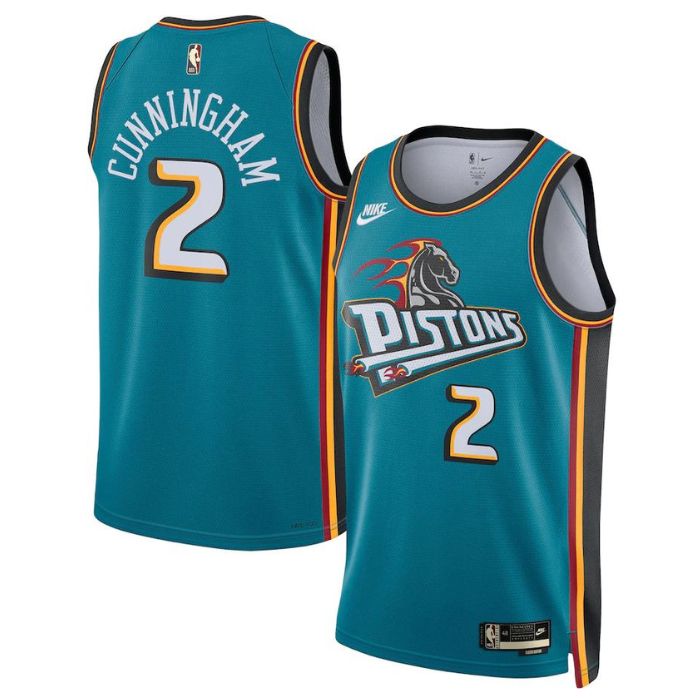 Cade Cunningham Detroit Pistons Nike 2022-23 Classic Edition Swingman  Jersey - Teal