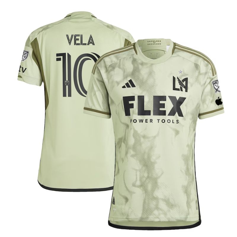 Carlos Vela 10 LAFC Unisex Shirt 2023 Player Jersey - Green - Jersey Teams World
