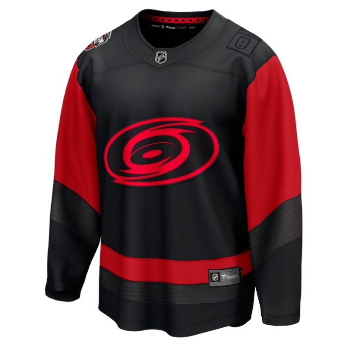Carolina Hurricanes Unisex 2023 Series Breakaway Personalized Jersey - Black - Jersey Teams World