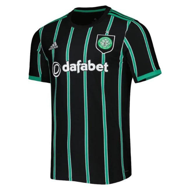 Celtic Unisex Shirt 2022/23 Away Custom Jersey - Black - Jersey Teams World