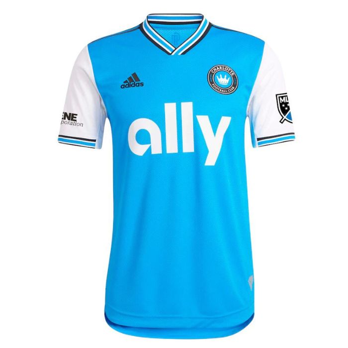 Charlotte FC 2022 Primary Custom Jersey - Blue - Jersey Teams World