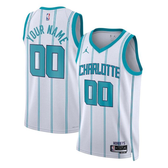 Charlotte Hornets Unisex Shirt 2023 Swingman Customized Jersey White - Association Edition - Jersey Teams World