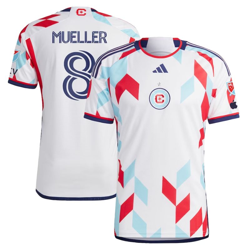 Chicago Fire Chris Mueller White Unisex Shirt 2023/24 A Kit For All Player Jersey - Jersey Teams World