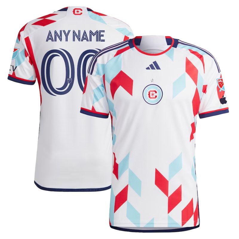 Chicago Fire White Unisex Shirt 2023/24 Custom Jersey - Jersey Teams World