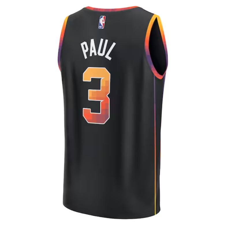 Chris Paul Phoenix Suns 2023 Fast Break Player Jersey Black - Statement Edition - Jersey Teams World