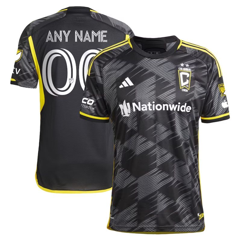 Columbus Crew Unisex Shirt 2023 VeloCITY Kit Custom Jersey - Black - Jersey Teams World