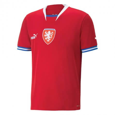 Czech Republic National Team Home Shirt 2022 customized Jersey Unisex - Red - Jersey Teams World