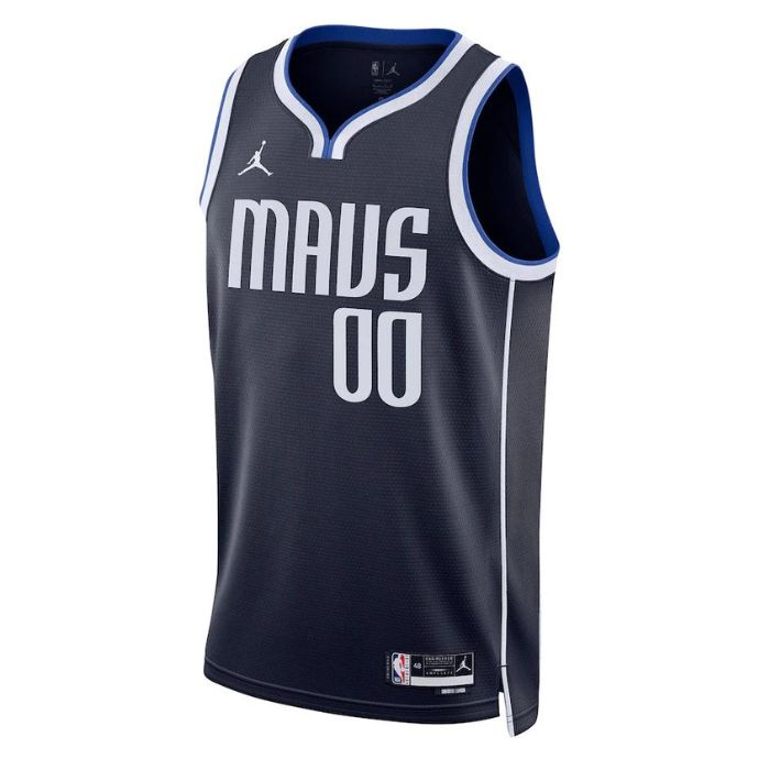 Dallas Mavericks Unisex 2023 Swingman Custom Pro Jersey - Statement Edition - Navy - Jersey Teams World