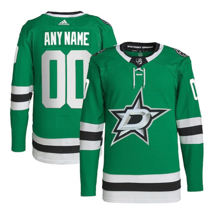 Dallas Stars Home Primegreen Pro Personalized Unisex Jersey - Green - Jersey Teams World