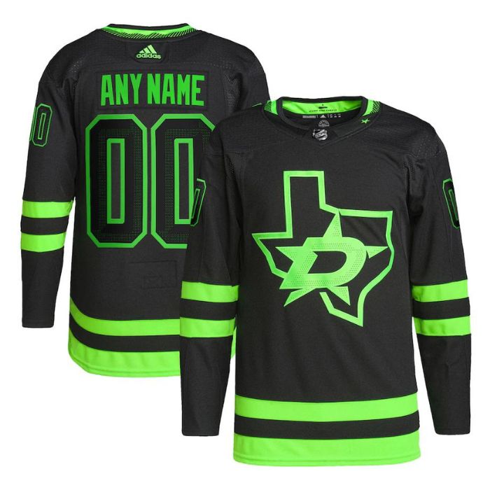 Dallas Stars Team Alternate Primegreen Unisex Pro Personalized Jersey - Black - Jersey Teams World