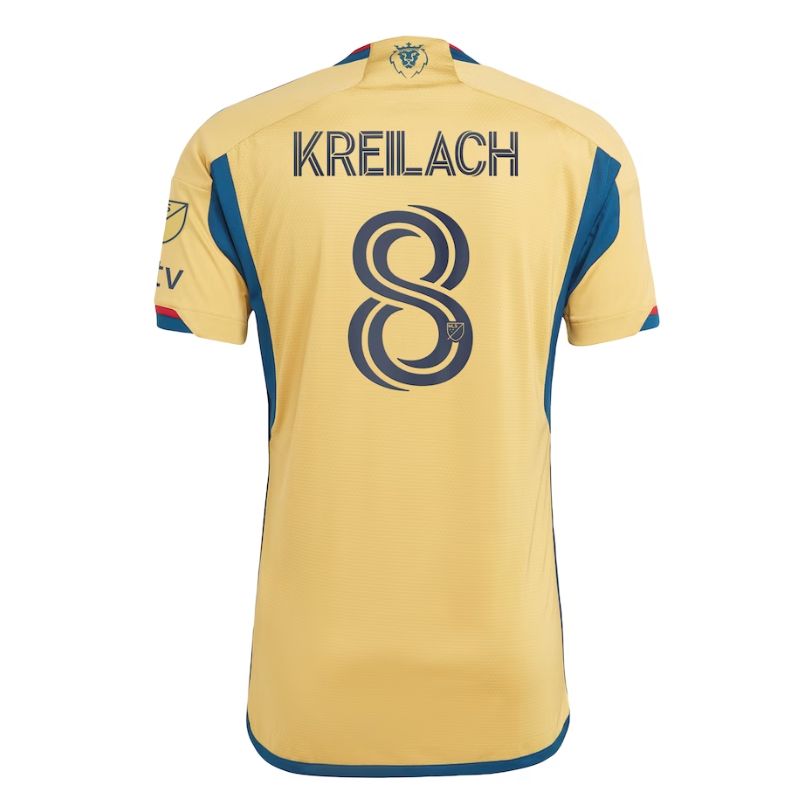 Damir Kreilach Real Salt Lake Unisex Shirt 2023/24 Player Jersey - Gold - Jersey Teams World