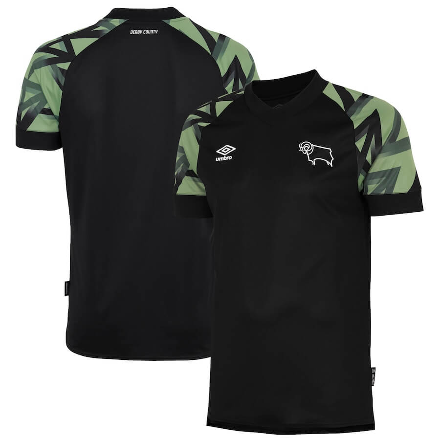 Derby County Away Shirt 2022-23 Custom - Black - Jersey Teams World