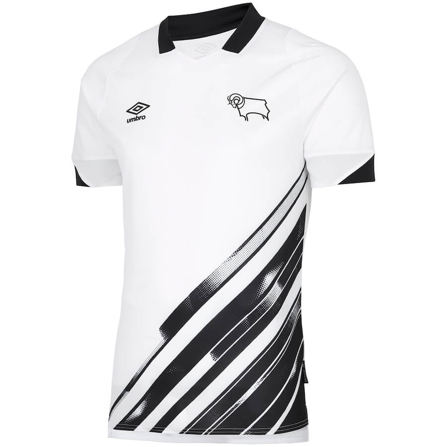 Derby County Home Shirt 2022-23 Custom - White - Jersey Teams World