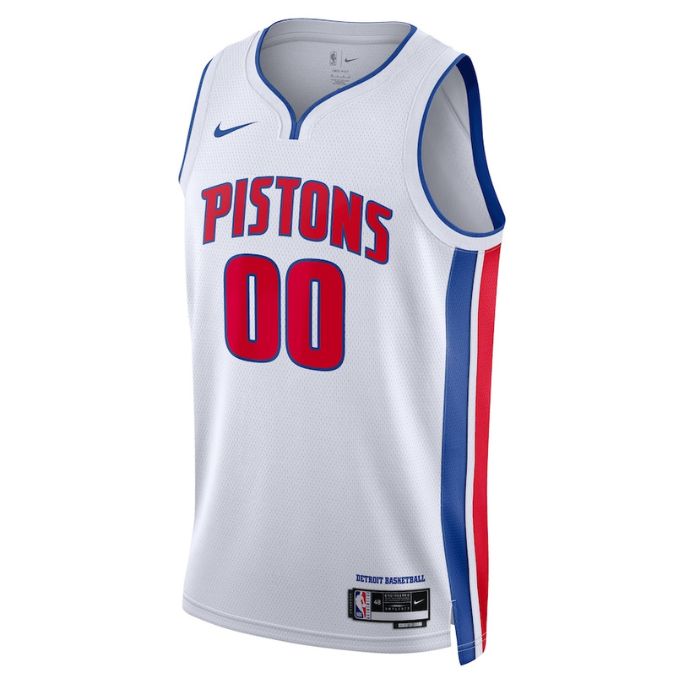 Detroit Pistons Unisex 2023 Swingman Customized Pro Jersey White - Association Edition - Jersey Teams World