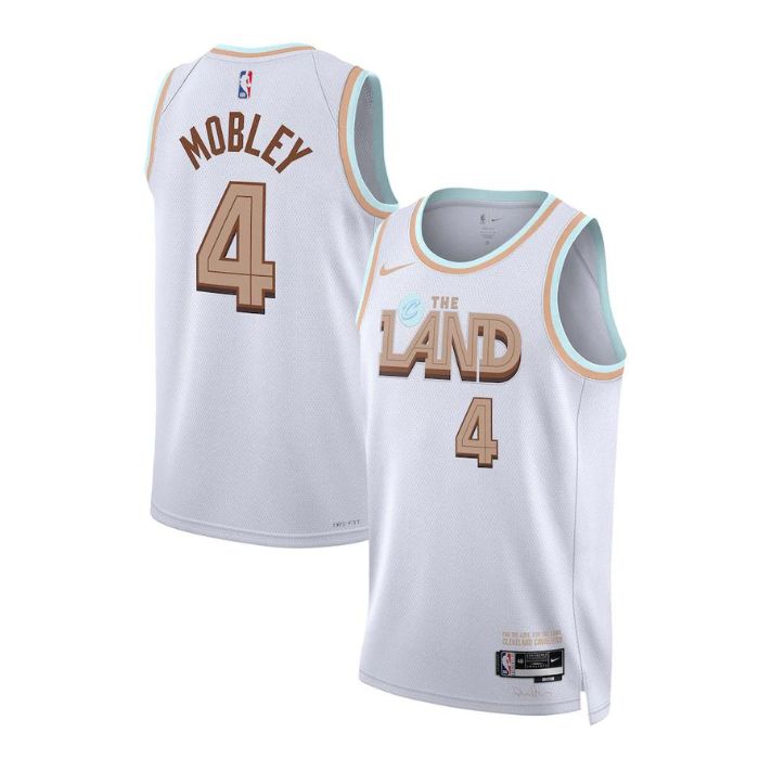 Evan Mobley Cleveland Cavaliers Unisex 2022/23 Jersey - City Edition - White - Jersey Teams World
