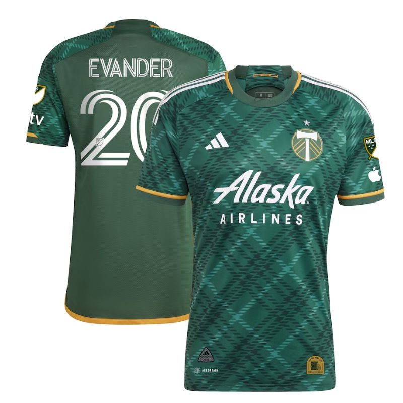 Evander Portland Timbers Unisex Shirt 2023/24 Player Jersey - Green - Jersey Teams World