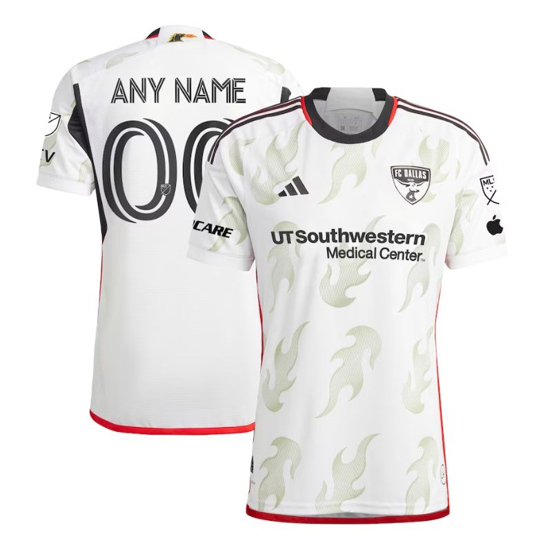 FC Dallas Unisex Shirt 2023 Custom Jersey - White - Jersey Teams World