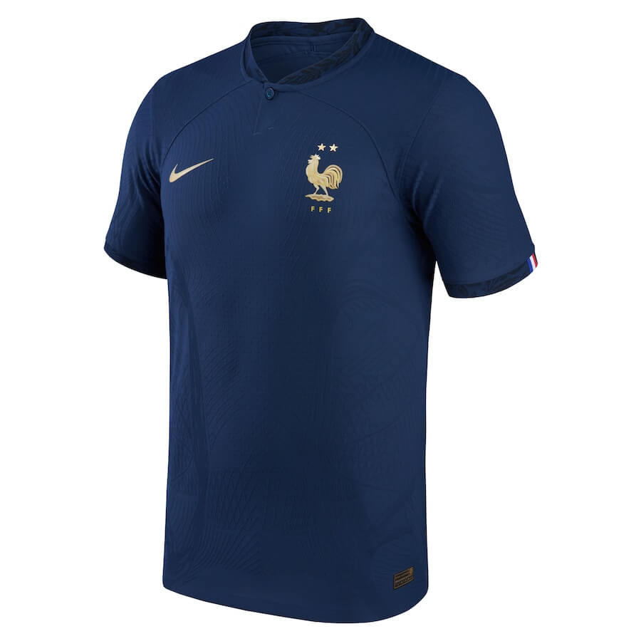 France National Team Home Match Shirt 2022 customized Jersey Unisex - - Jersey Teams World