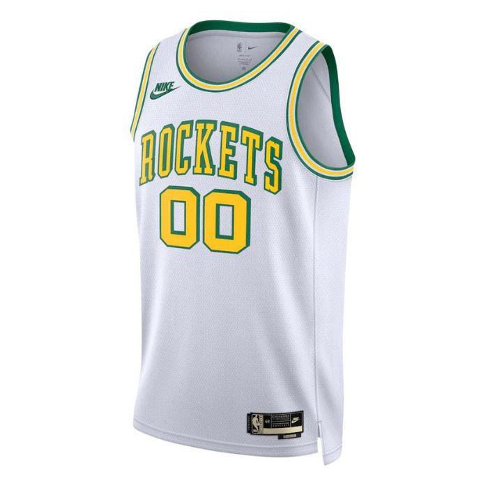 Houston Rockets Unisex 2023 Customized Swingman Pro Jersey - Classic Edition - White - Jersey Teams World