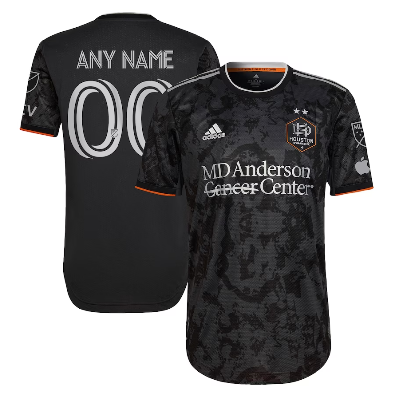 Houston Dynamo FC Unisex Shirt 2023 Custom Jersey - Black - Jersey Teams World
