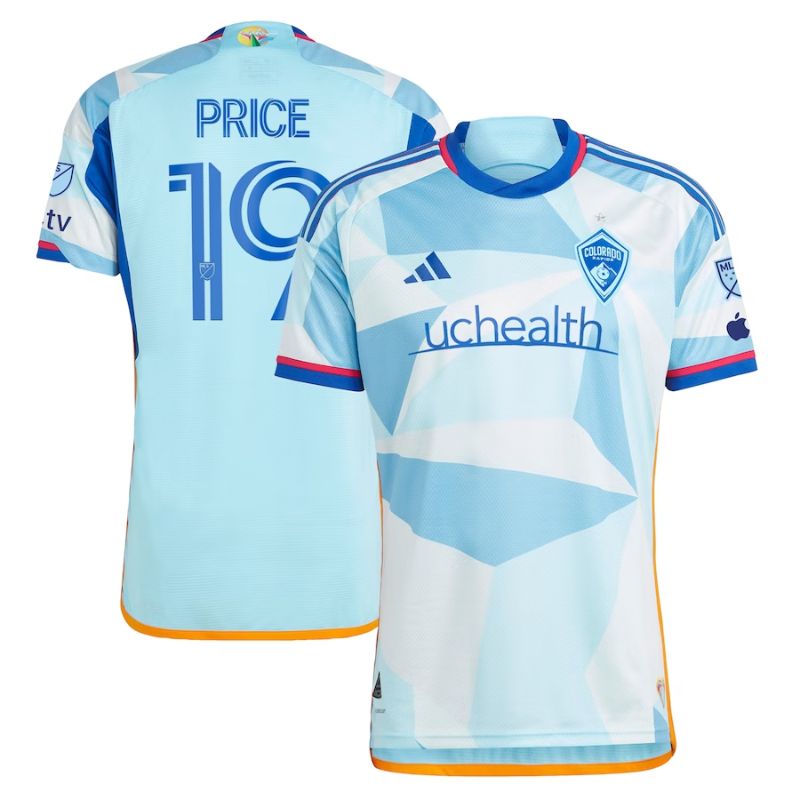 Jack Price Colorado Rapids Unisex Shirt 2023 New Day Kit - Light Blue - Jersey Teams World