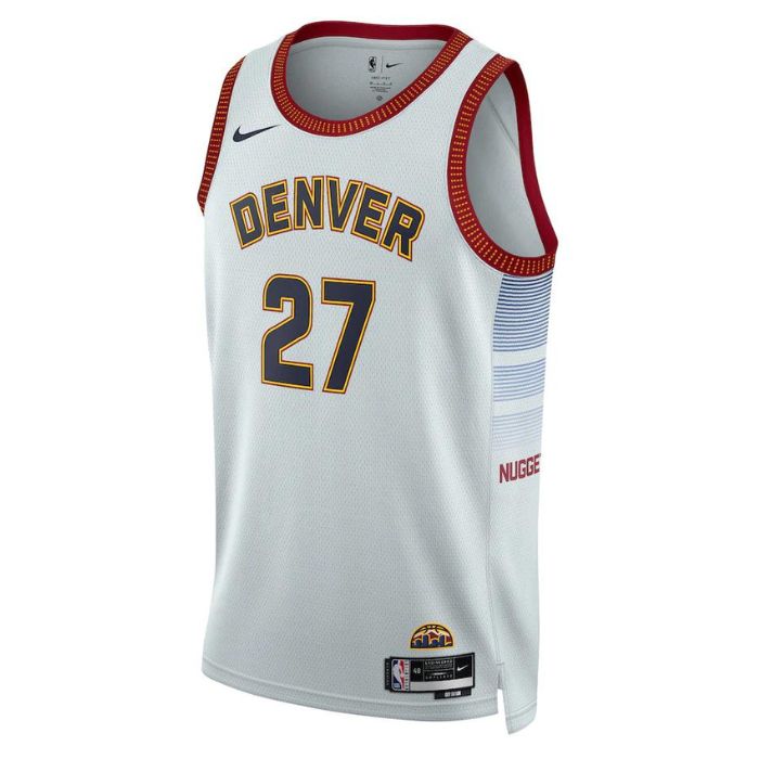 Jamal Murray Denver Nuggets Unisex 2023 Swingman Pro Official Jersey - City Edition - Silver - Jersey Teams World