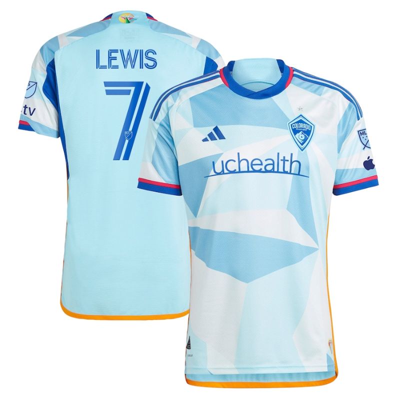 Jonathan Lewis Colorado Rapids Unisex Shirt 2023 New Day Kit - Light Blue - Jersey Teams World