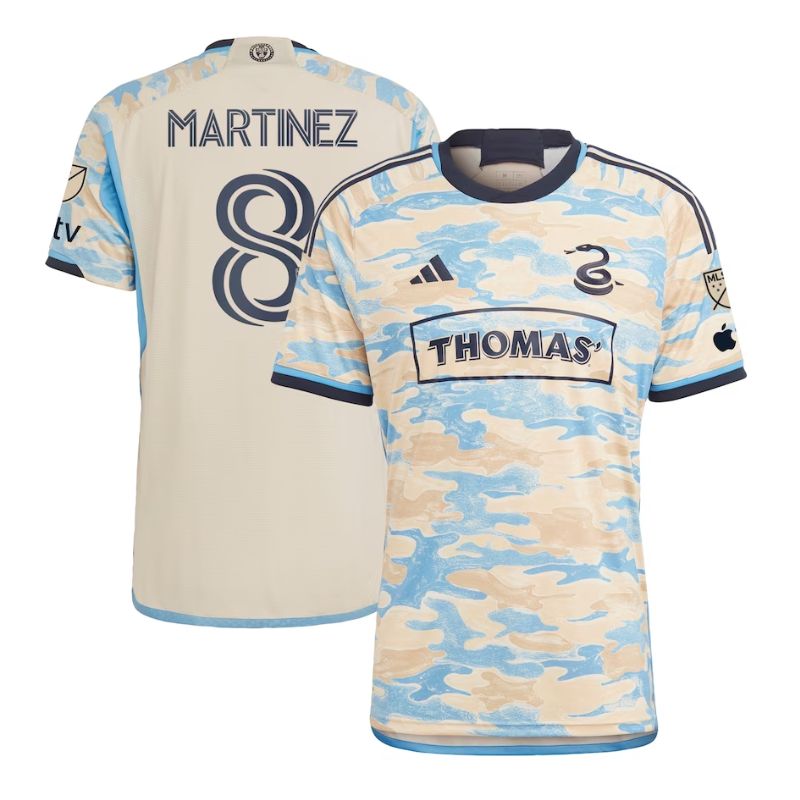 Jose Martinez Philadelphia Union Unisex Shirt 2023/24 Player Jersey - Tan - Jersey Teams World