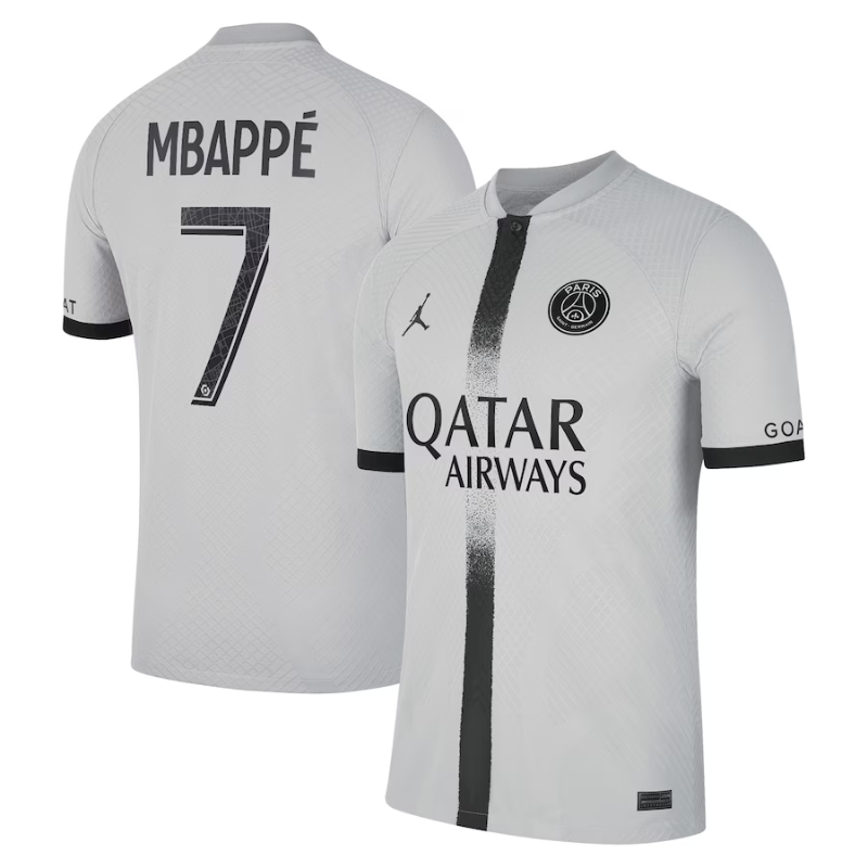Kylian Mbappe Paris Saint Germain 2022 23 Away Vapor Match Authentic P
