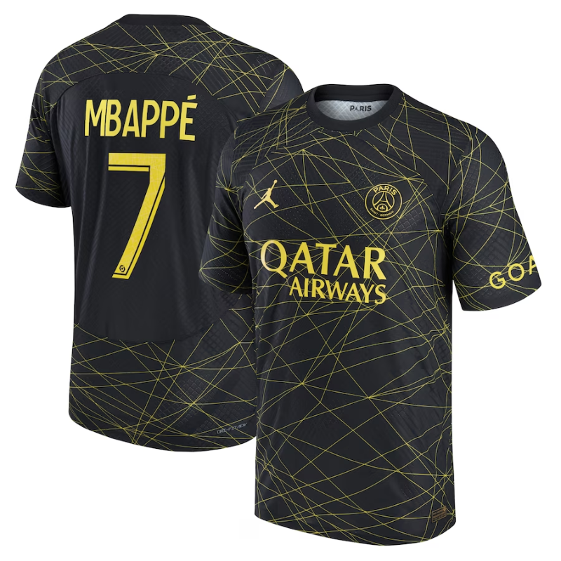 Kylian Mbappe Paris Saint Germain 2022 23 Fourth Vapor Match Authentic