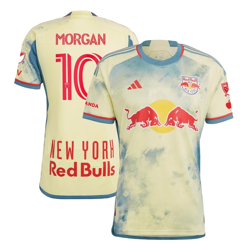Lewis Morgan New York Red Bulls Unisex Shirt 2023/24 - Yellow - Jersey Teams World