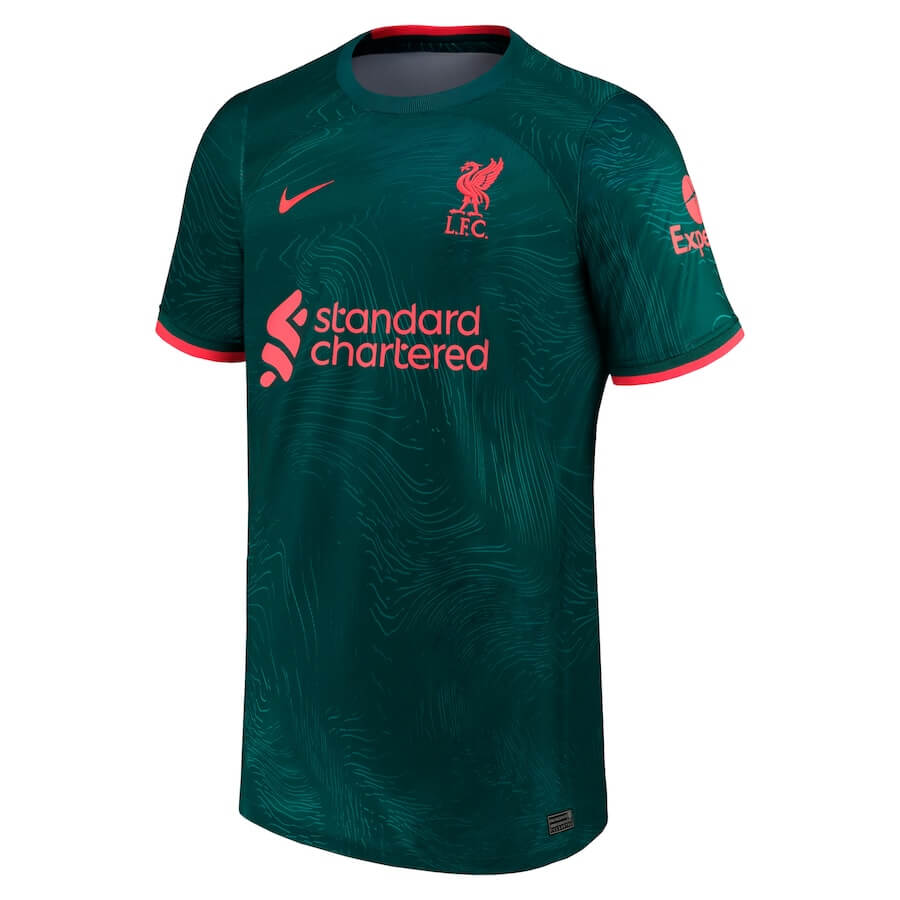 Liverpool Third Stadium Shirt 2022-23 customized Unisex Jersey - Green - Jersey Teams World
