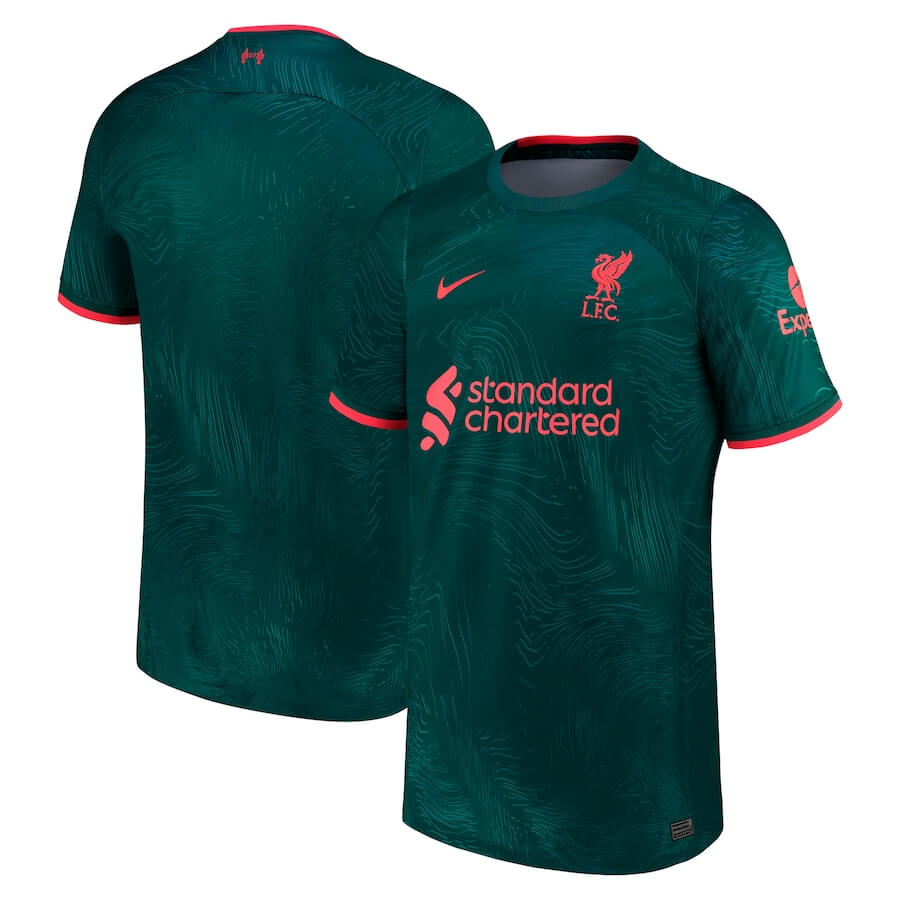 Liverpool Third Stadium Shirt 2022-23 customized Unisex Jersey - Green - Jersey Teams World